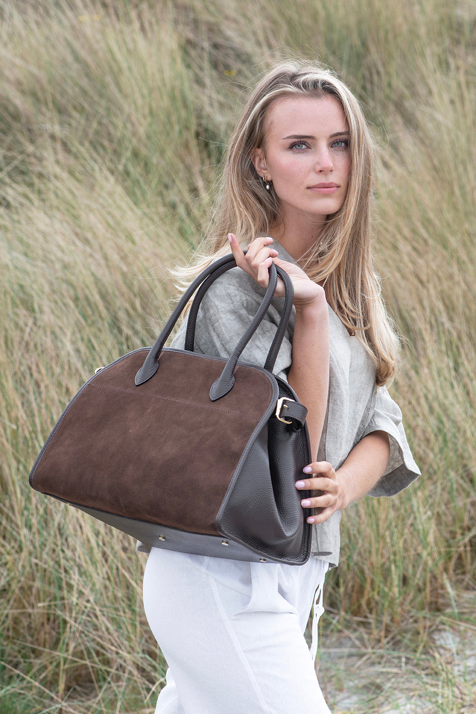 Bowling Bag Suede