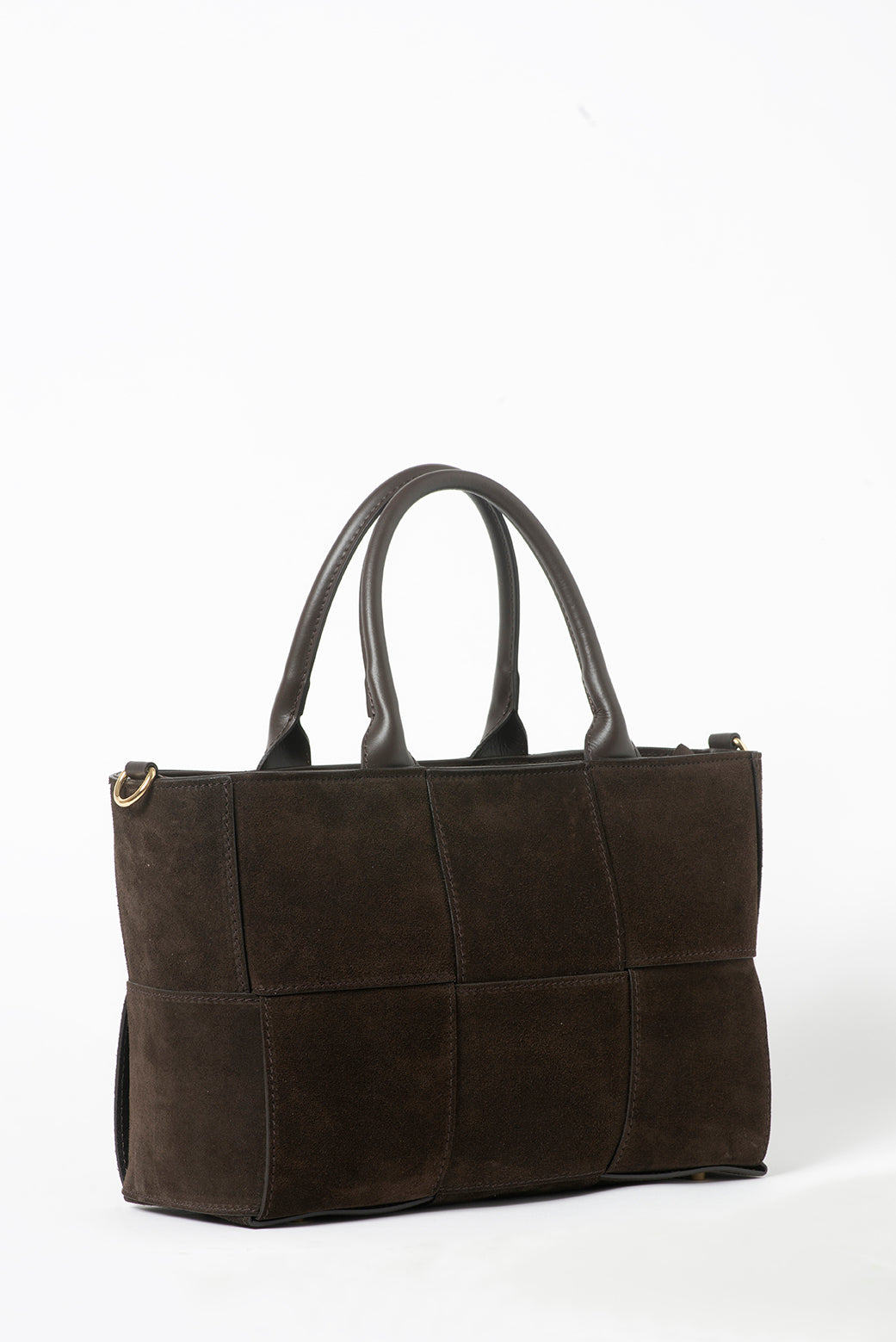 Suede Intreccio Tote