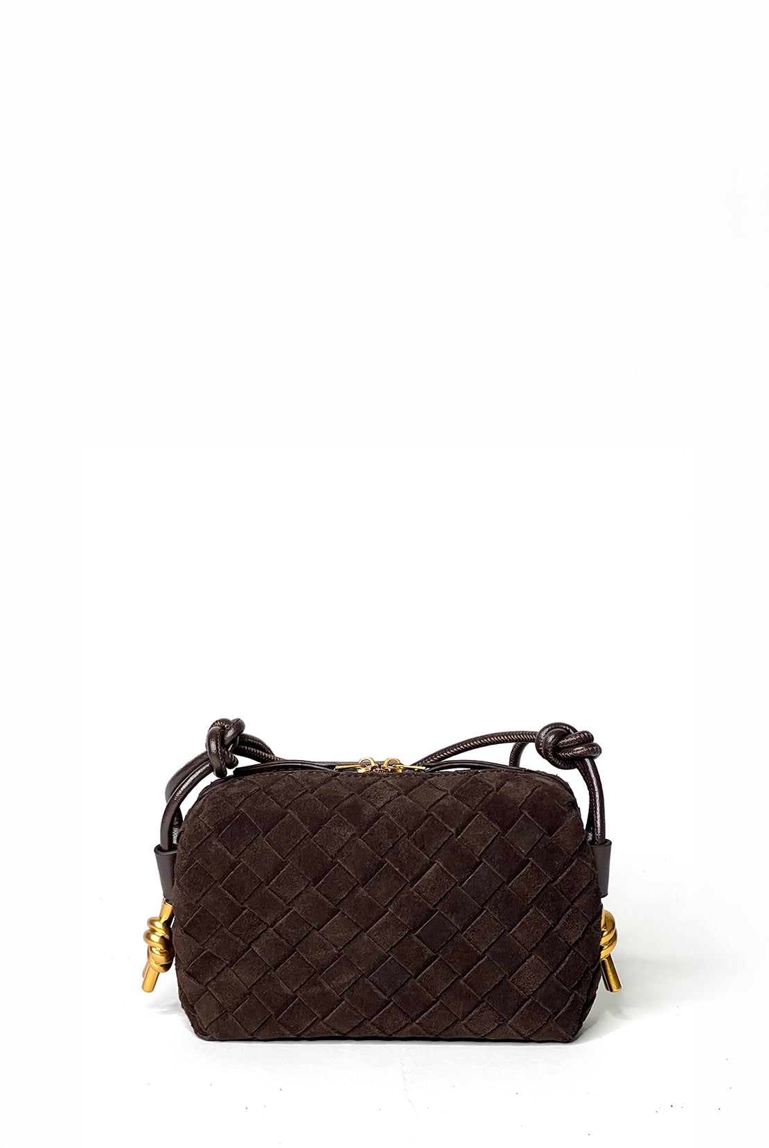 AURELIA BAG DARK BROWN SUEDE