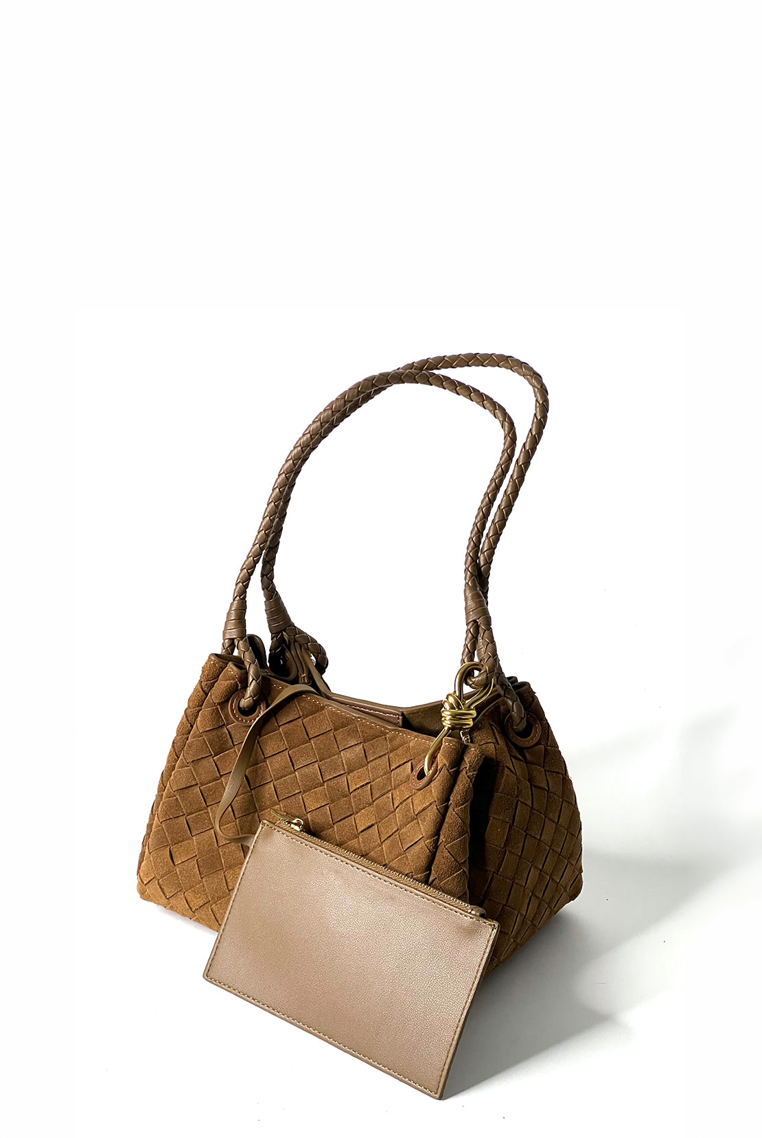 Emily Bag Suede Cognac
