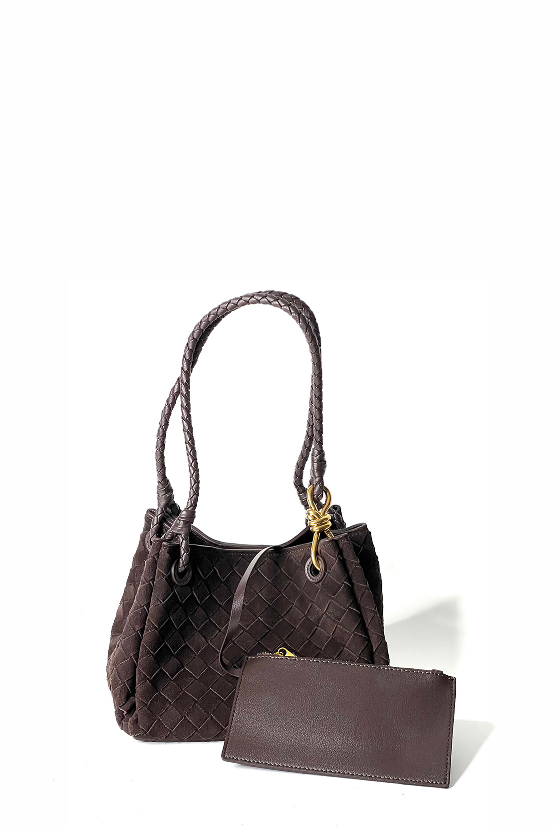Emily Bag Suede Dark Brown