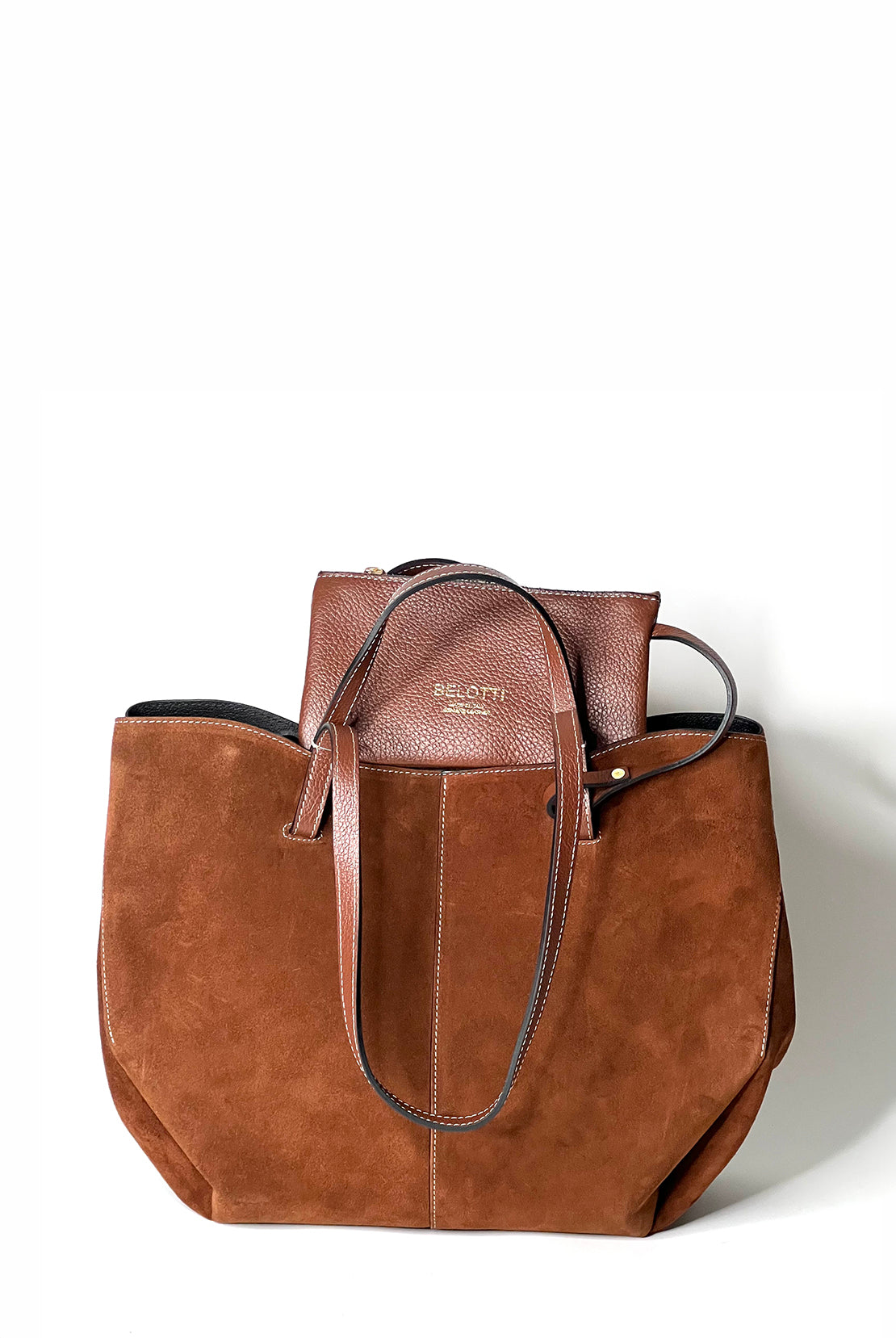 Espresso Suede Tote
