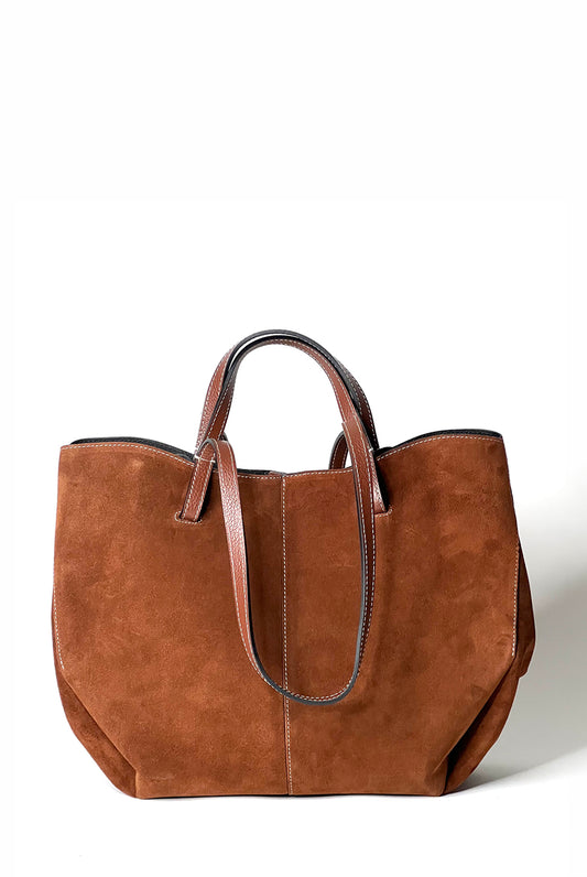 Espresso Suede Tote