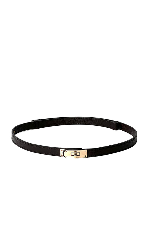 Slim Belt Dark Brown