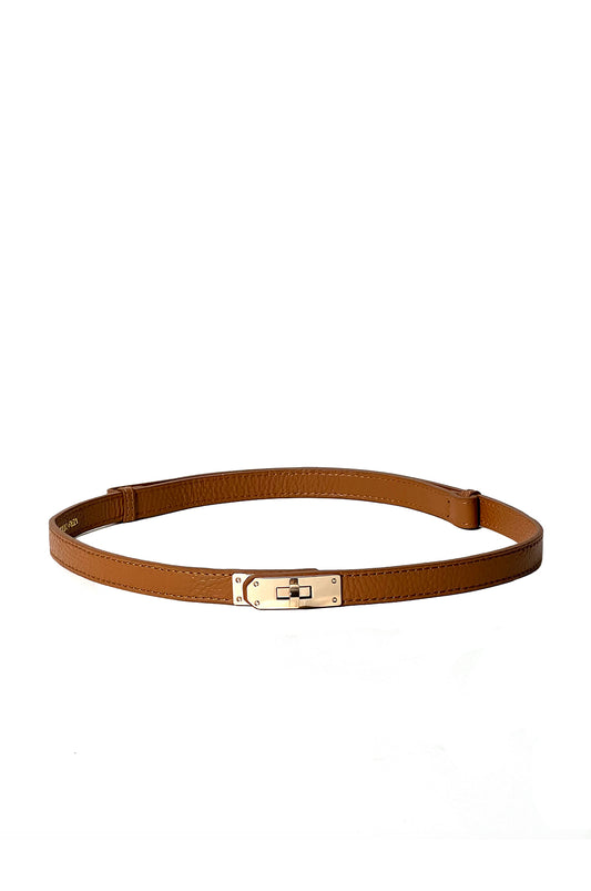 Slim Belt Honey Tan
