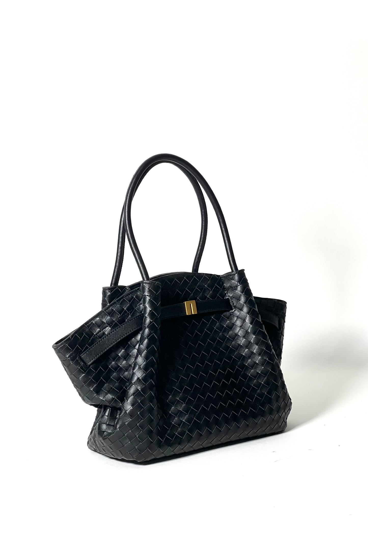 Venezia Woven Bag Black