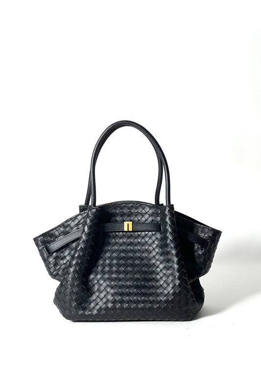Venezia Woven Bag Black